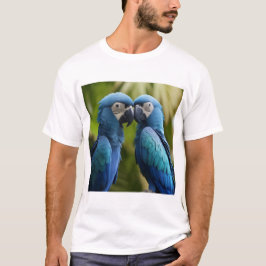Azure Vlucht: Blauwe Ara T-shirt