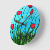 Azure Wall Clock Ronde Klok (Hoek)