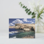 Azure Window Attraction in Gozo Island Briefkaart (Staand voorkant)