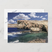 Azure Window Attraction in Gozo Island Briefkaart (Voorkant / Achterkant)
