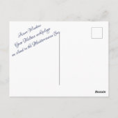 Azure Window Attraction in Gozo Island Briefkaart (Achterkant)