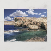 Azure Window Attraction in Gozo Island Briefkaart (Voorkant)
