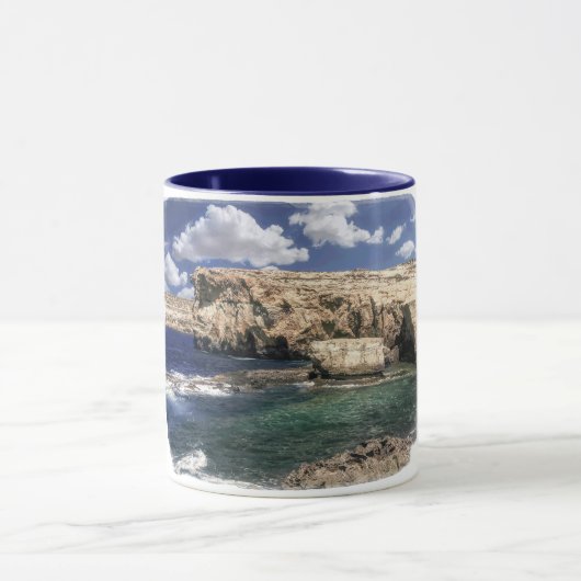 Azure Window Attraction op het eiland Gozo Mok (Midden)