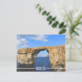 Azure Window Gozo, Malta Briefkaart (Staand voorkant)