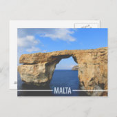 Azure Window Gozo, Malta Briefkaart (Voorkant / Achterkant)