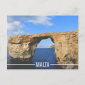 Azure Window Gozo, Malta Briefkaart (Voorkant)