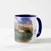 Azure Window in Gozo Island Waterverf Mok (Voorkant rechts)