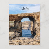 Azure Window in Malta Briefkaart (Voorkant)