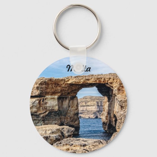 Azure Window in Malta Sleutelhanger (Voorkant)