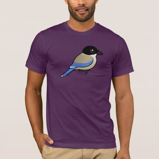 Azure-winged Magpie T-shirt (Voorkant)
