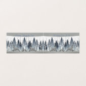 Azure Winter Marvels Folded Book Kaart (Buitenkant ongevouwen)