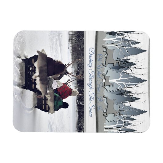 Azure Winter Marvels Magneet (Horizontaal)