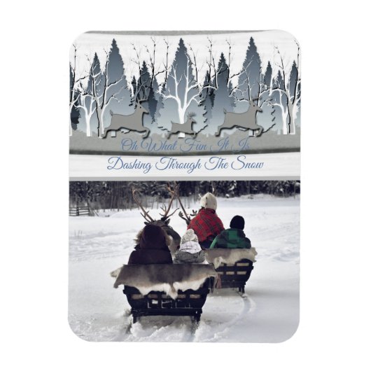 Azure Winter Marvels Magneet (Verticaal)