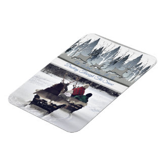 Azure Winter Marvels Magneet