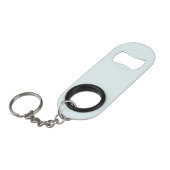 Azure (X11/webkleur) (effen kleur) Mini Flessenopener (Voorkant Gekanteld)