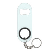 Azure (X11/webkleur) (effen kleur) Mini Flessenopener (Achterkant)