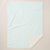 Azure (X11/webkleur) (effen kleur) Sherpa Deken (Voorkant)