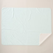 Azure (X11/webkleur) (effen kleur) Sherpa Deken (Voorkant (horizontaal))