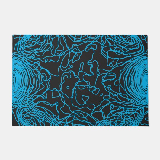Azure Yarn Door Mat (Voorkant)