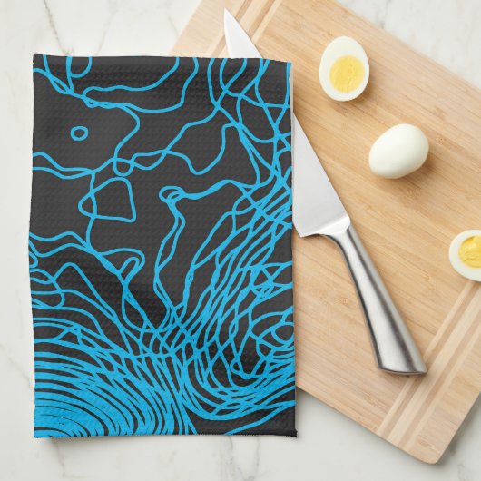 Azure Yarn Keukenhanddoeken (Quarter Fold)