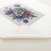 Azuren Bloemensymfonie Sherpa Deken (3/4)