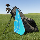Azuren Getij Golfhanddoek (Groen)
