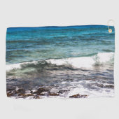 Azuren Oceaan  Golfhanddoek (Horizontaal)