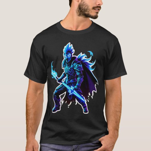 Azuren Vlambewaker T-shirt (Voorkant)