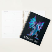 Azuren Vuurmagie Draak Cover Creatief Planner (Display)