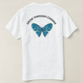 Azurenvlinder Grafische T-shirt (Design achterkant)