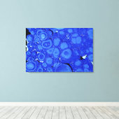 Azuriet, een erts van koper, Arizona, Verenigde St Canvas Afdruk (Insitu (Houten vloer))