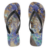 Azuriet en Malachietpaat van Teenslippers (Voetbed)