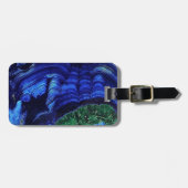 Azuriet en Malachite Bagagelabel (Voorkant horizontaal)