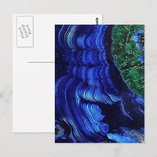 Azuriet en Malachite Briefkaart (Voorkant / Achterkant)