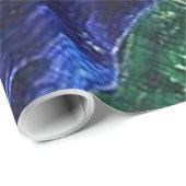 Azuriet en Malachite Cadeaupapier (Rol Hoek)