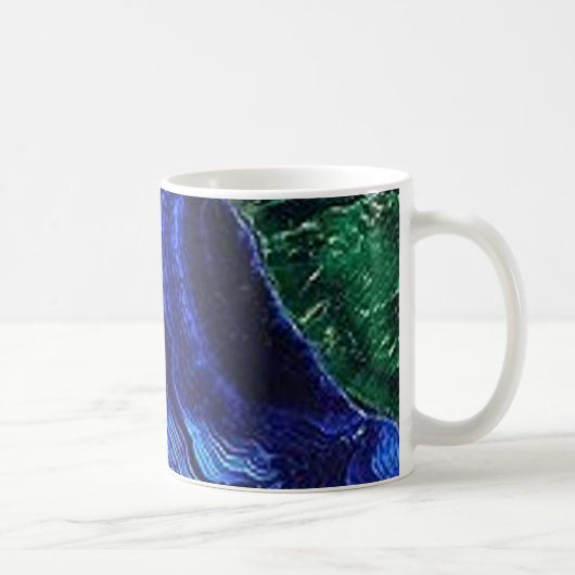Azuriet en Malachite Koffiemok (Rechts)