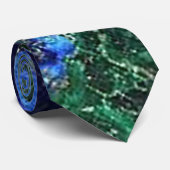 Azuriet en Malachite Stropdas (Opgerold)