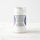 Azuriet Kosmische Draak Bierpul (Center)