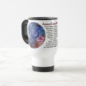 Azuriet Kosmische Draak Reisbeker (Voorkant links)