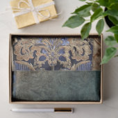 Azurijn Allure Patchwork Elegantie, Blauwe tinten Tissuepapier (Geschenk)