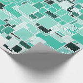 Azuristische Chaos Cadeaupapier (Hoek)