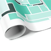 Azuristische Chaos Cadeaupapier (Rol Hoek)
