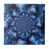 Azurite Blue Bathroom Tile Tegeltje (Voorkant)