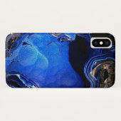 Azurite Blue Sapphire Cobalt Gemstone Case-Mate iPhone Case (Achterkant (horizontaal))