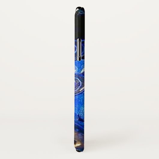 Azurite Blue Sapphire Cobalt Gemstone Case-Mate iPhone Case (Achterkant / rechts)