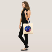 Azurite Cosmic Dragon Canvas tas (Voorkant (model))