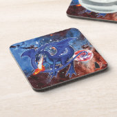 Azurite Cosmic Dragon Onderzetter (Linkerzijde)