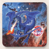 Azurite Cosmic Dragon Onderzetter (Voorkant)