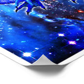 Azurite Cosmic Dragon Poster (Hoek)
