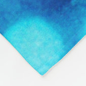 Azurite Malachite Daisy Fleece Deken (Hoek)